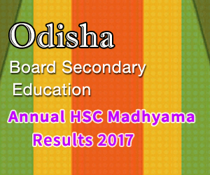odisha SSLC Results 2017